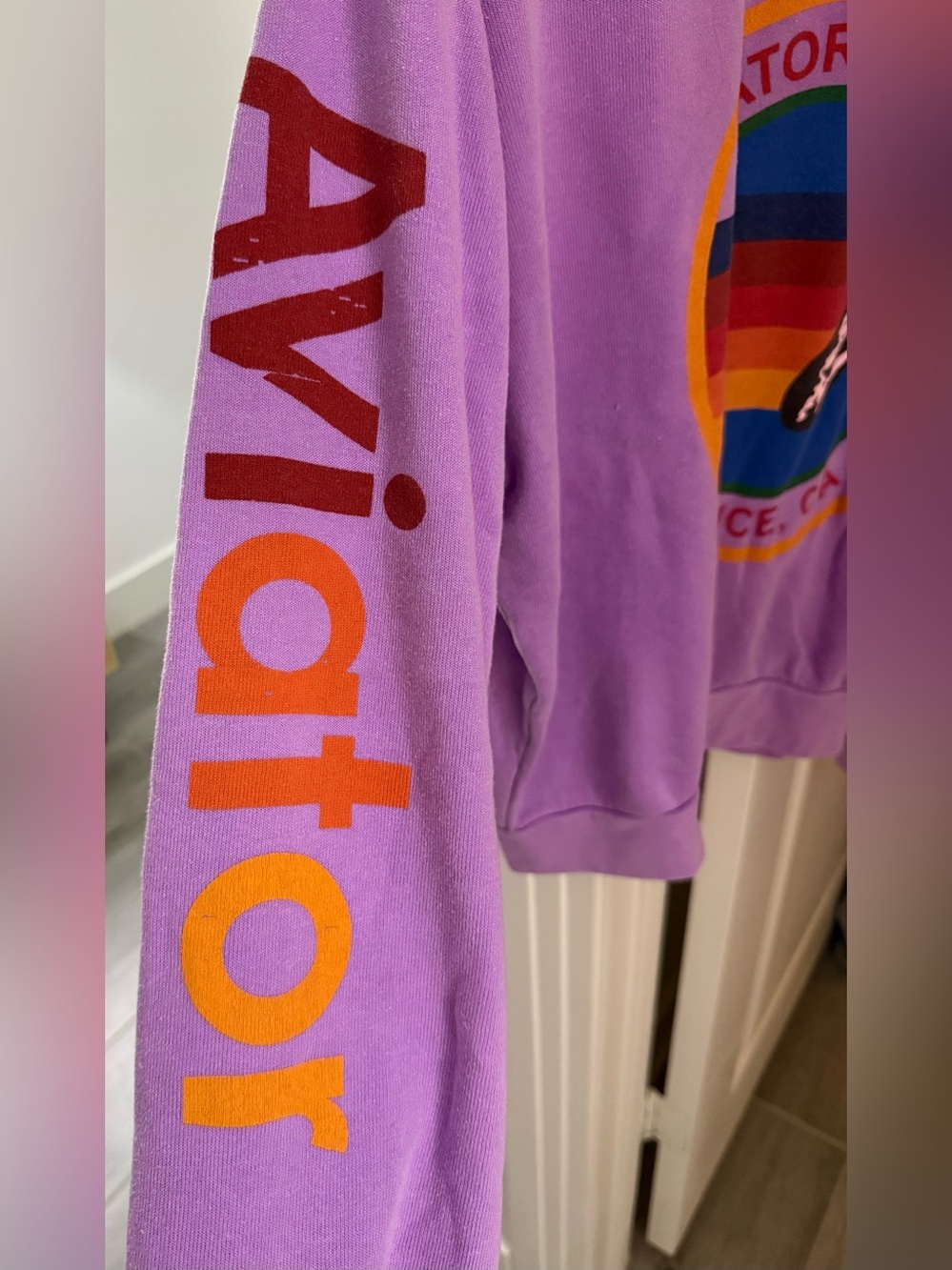 Aviator Nation Purple Sweatshirt - Picture 4 of 7